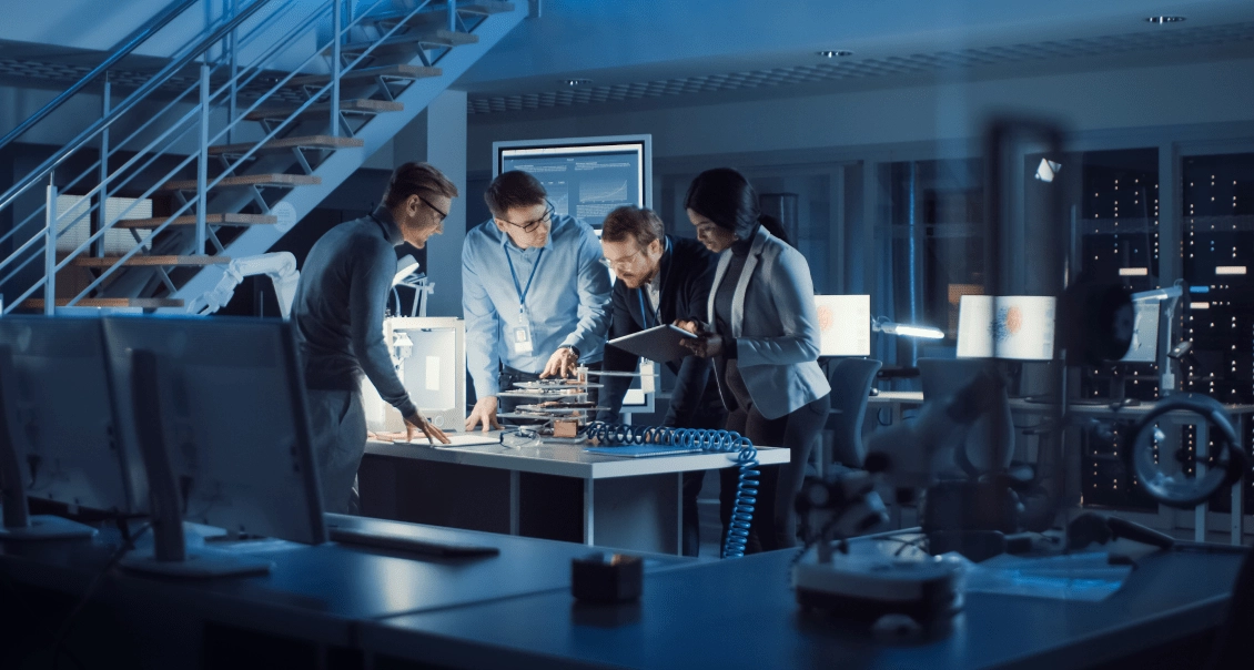 AI team working